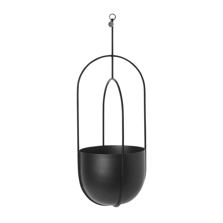 Hanging deco pot hængende krukke Ø18.5 cm - Sort - ferm LIVING