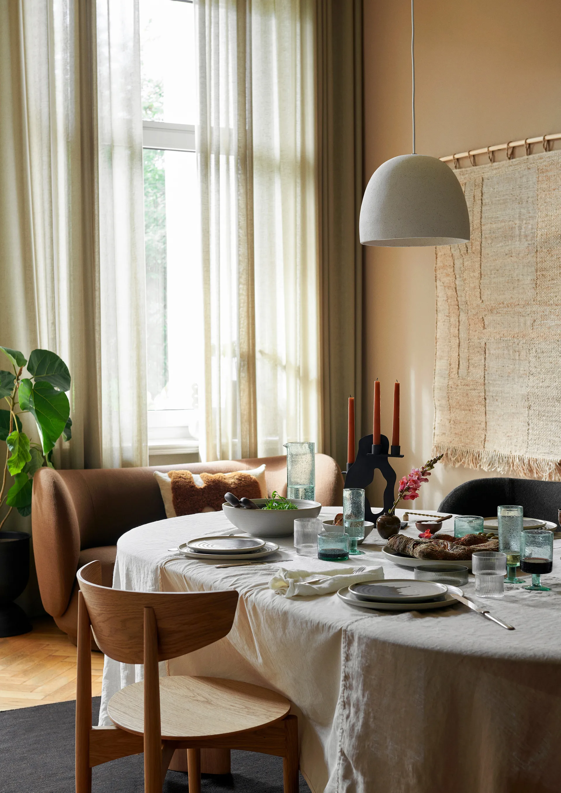 Harvest vægdekoration 100x165 cm, Natural Ferm Living