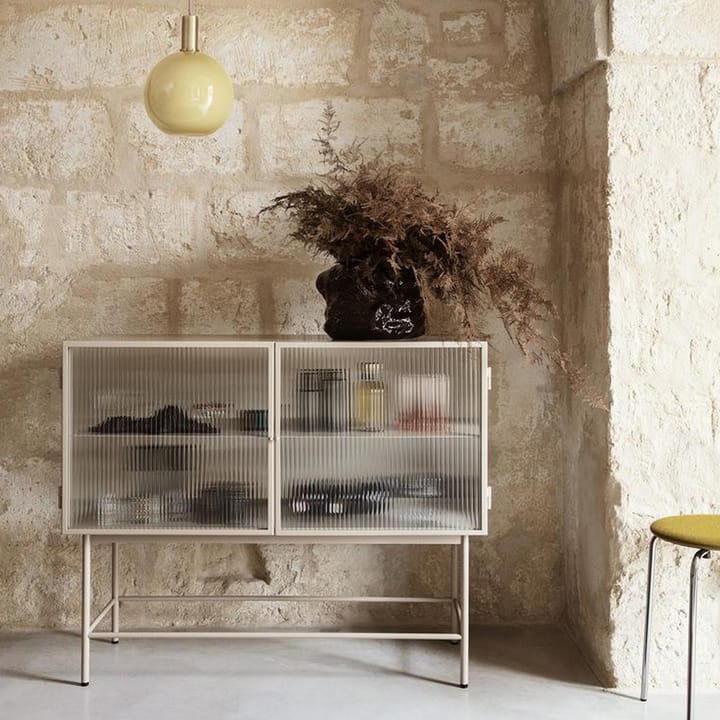 Haze sidebord, cashmere, bølget glas Ferm Living