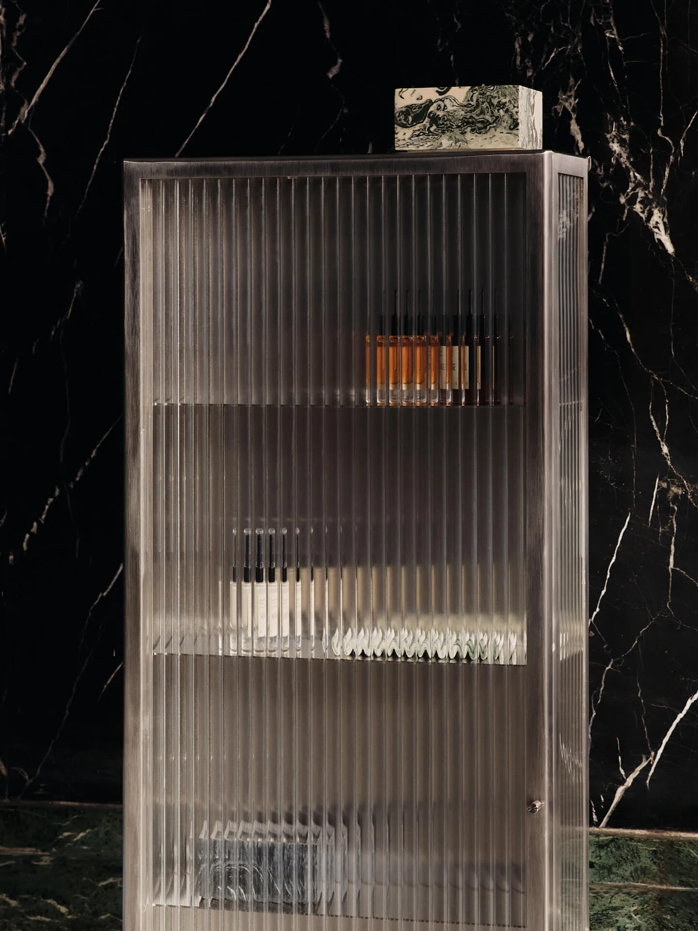 Haze vægskab 35x100 cm, Stainless steel Ferm Living