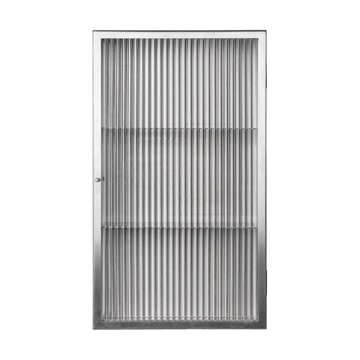 Haze vægskab - Reeded glass - stainless steel - Ferm Living