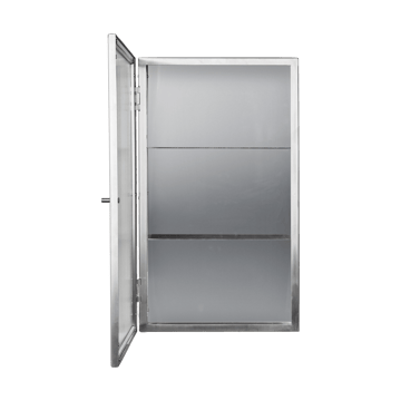 Haze vægskab - Reeded glass - stainless steel - Ferm Living