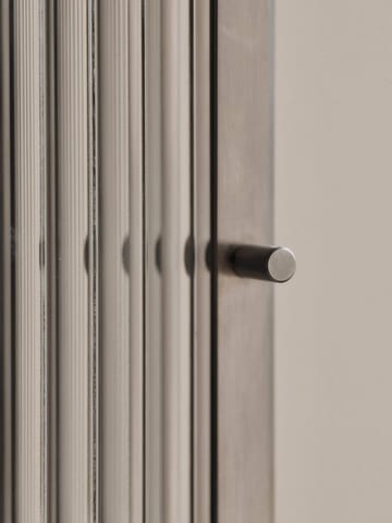 Haze vægskab - Reeded glass - stainless steel - Ferm Living
