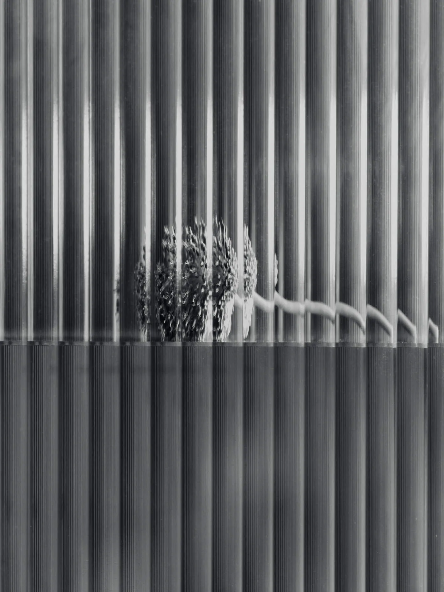 Haze vægskab, Reeded glass - stainless steel Ferm Living