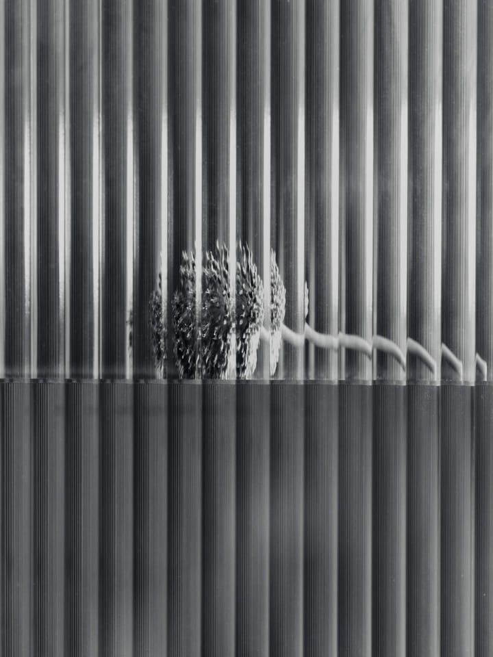 Haze vægskab, Reeded glass - stainless steel Ferm Living