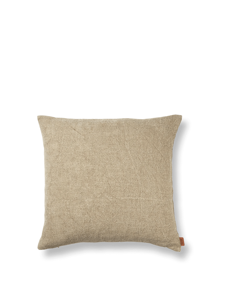 Heavy pudebetræk 50x50 cm Hør - Natur - Ferm Living