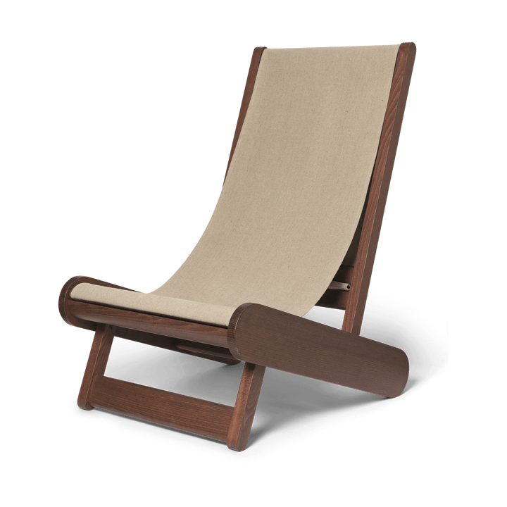 Hemi loungelænestol - Dark stained, natural - Ferm Living