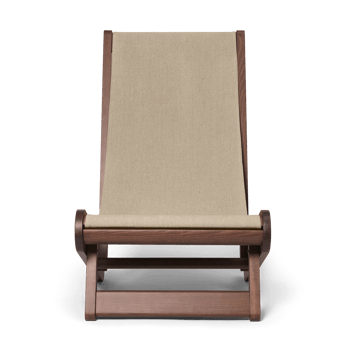 Hemi loungelænestol - Dark stained, natural - Ferm Living