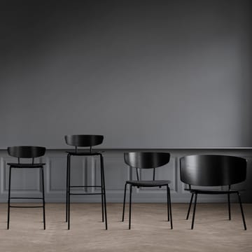 Herman barstol høj - sort - Ferm Living