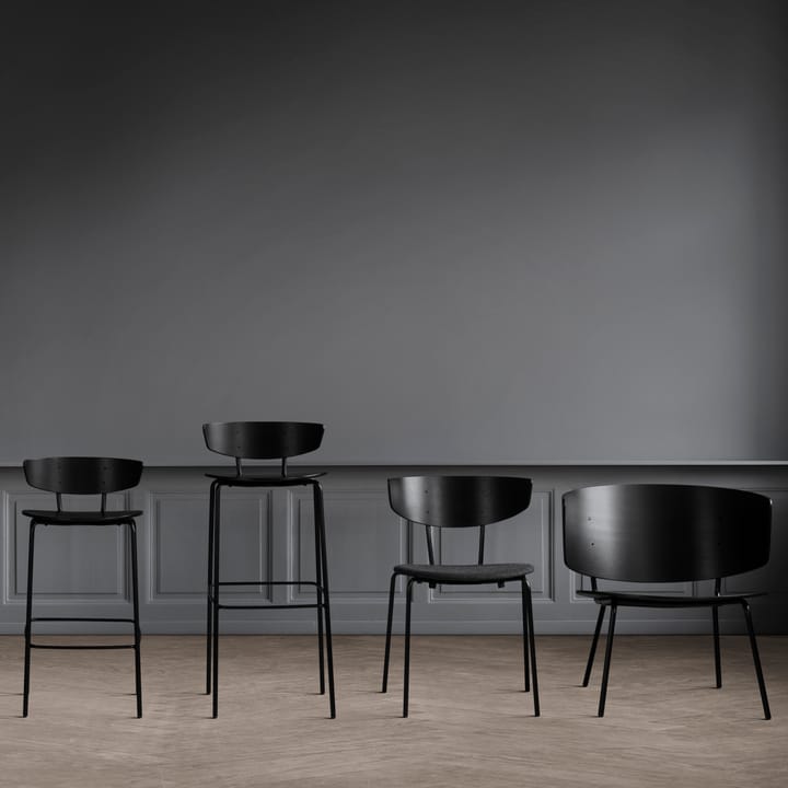 Herman barstol høj, sort Ferm Living