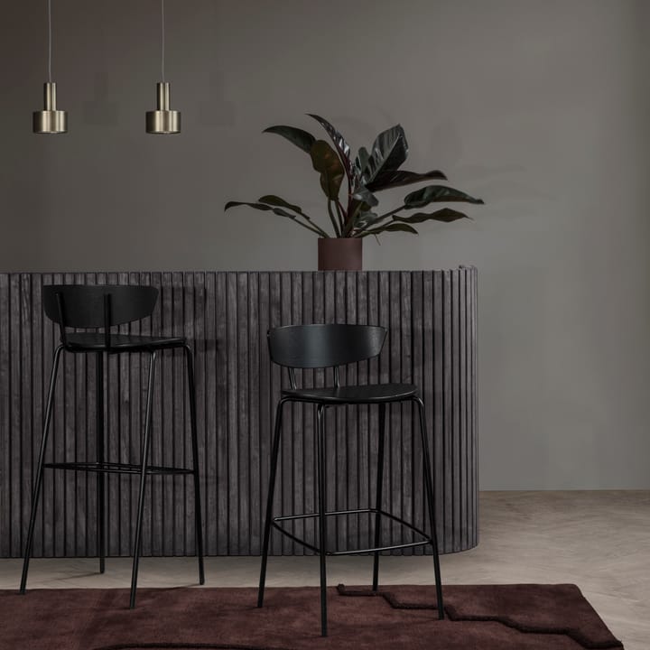 Herman barstol lav, sort Ferm Living