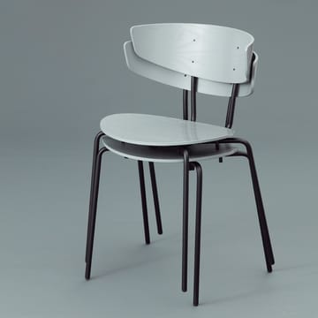 Herman stol - black, sortlakerede ben i ask - Ferm Living
