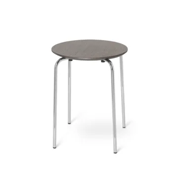 Herman taburet - oak dark stained, sort stålstel - Ferm Living