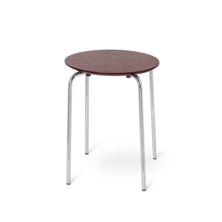 Herman taburet - red brown, kromstel - Ferm Living