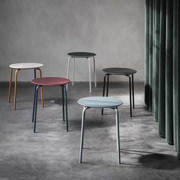 Herman taburet - red brown, kromstel - Ferm Living
