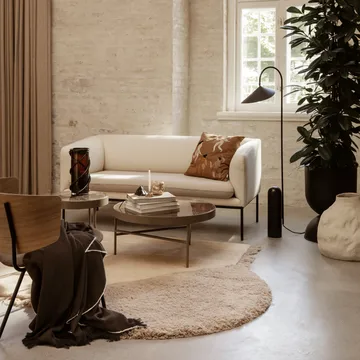 Herringbone plaid 120x180 cm - Dark coffee - Ferm Living