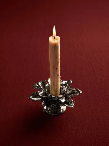 Holly Leaf lysestage - Silver - Ferm Living