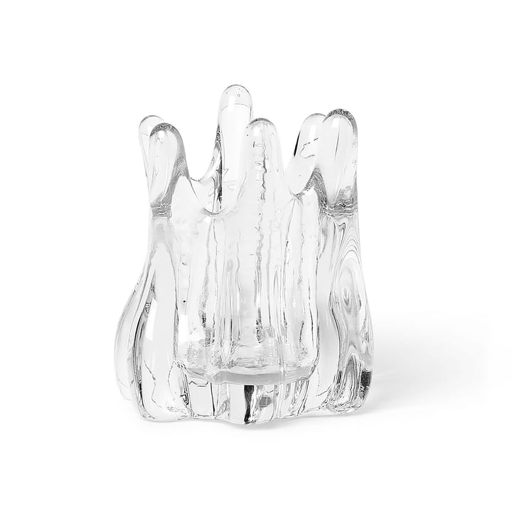 Holo fyrfadslysestage Ø10 cm, Clear Ferm Living