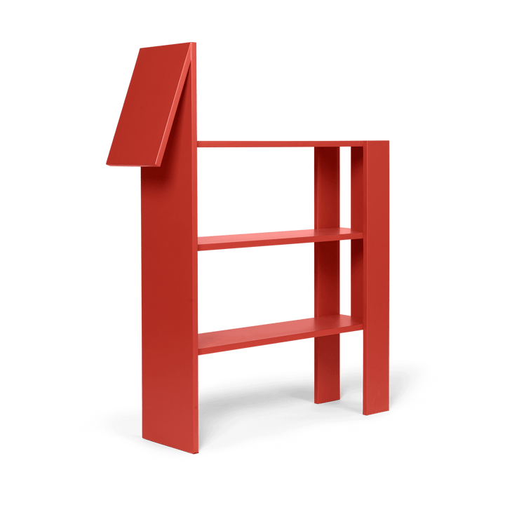 Horse bogreol 91x111 cm - Poppy Red - Ferm Living