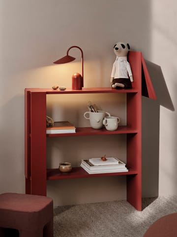 Horse bogreol 91x111 cm - Poppy Red - Ferm Living