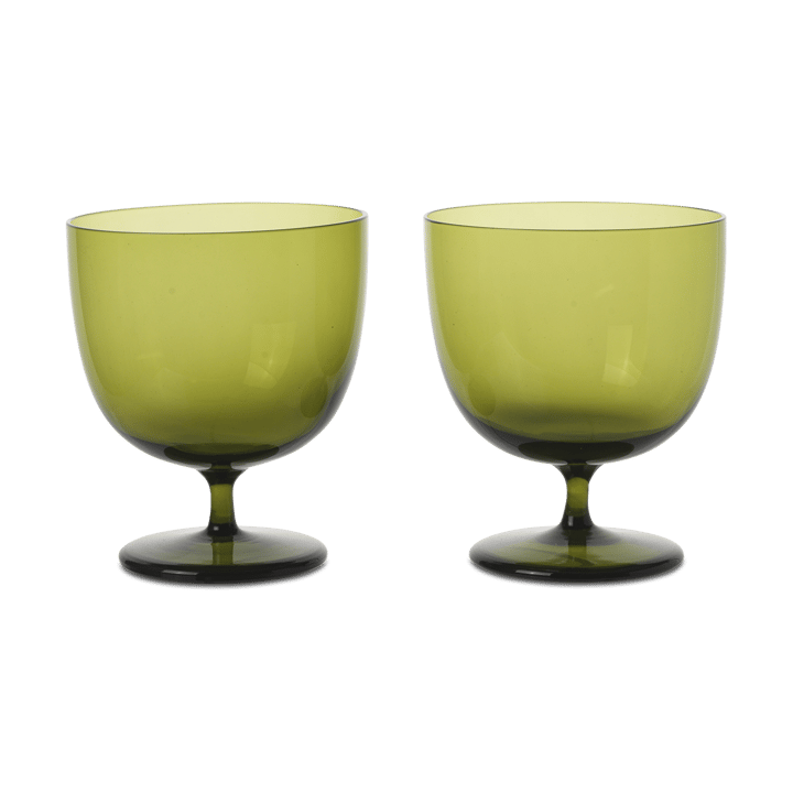 Host drikkeglas 20 cl 2-pak - Moss Green - Ferm Living