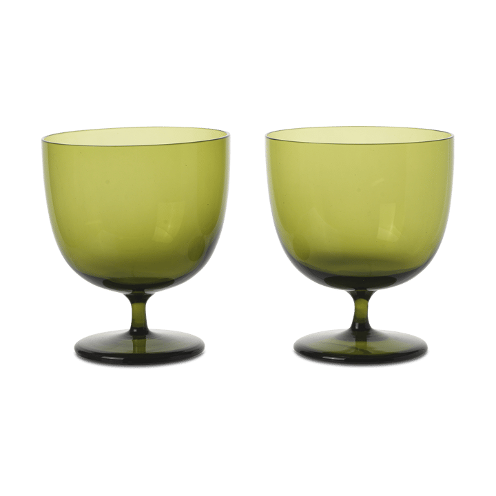 Host drikkeglas 20 cl 2-pak - Moss Green - Ferm LIVING