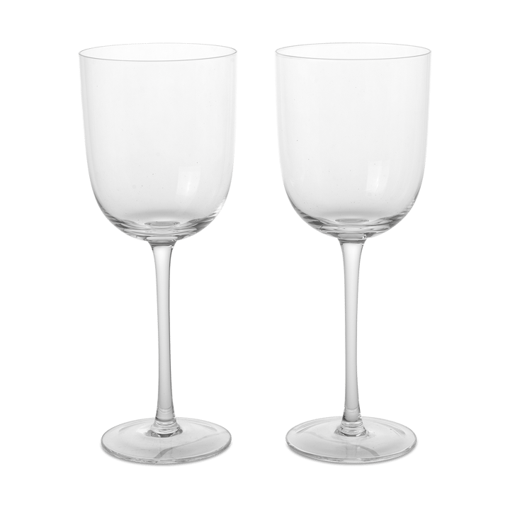 Host hvidvinsglas 30 cl 2-pak - Clear - Ferm Living