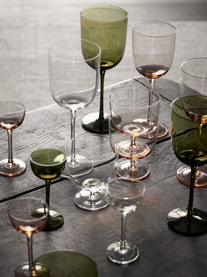 Host rødvinsglas 36 cl 2-pak, Moss Green Ferm Living