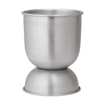 Hourglass krukke extra small Ø21 cm - Aluminium - Ferm Living