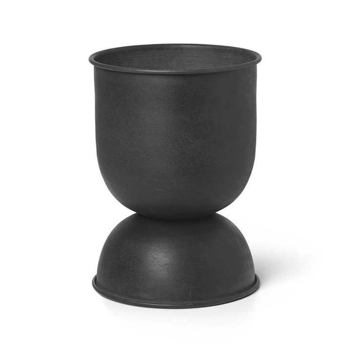 Hourglass krukke extra small Ø21 cm - Sort-mørkegrå - Ferm Living