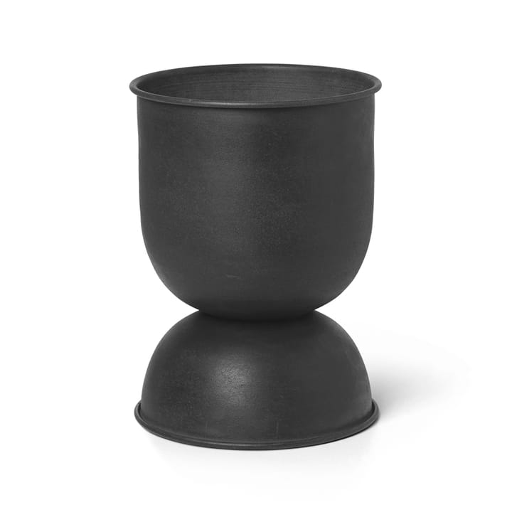Hourglass krukke extra small Ø21 cm - Sort-mørkegrå - Ferm LIVING
