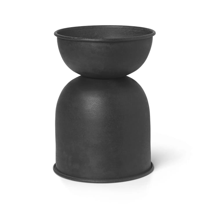 Hourglass krukke extra small Ø21 cm, Sort-mørkegrå Ferm Living