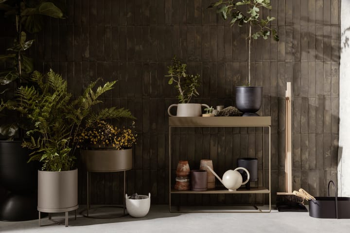Hourglass krukke extra small Ø21 cm, Sort-mørkegrå Ferm Living