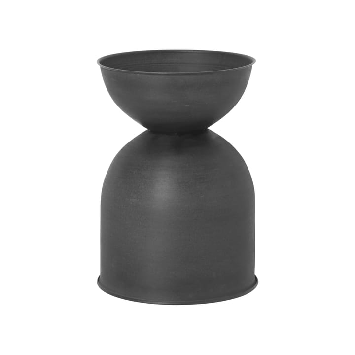 Hourglass krukke lille Ø31 cm - Sort-mørkegrå - Ferm Living
