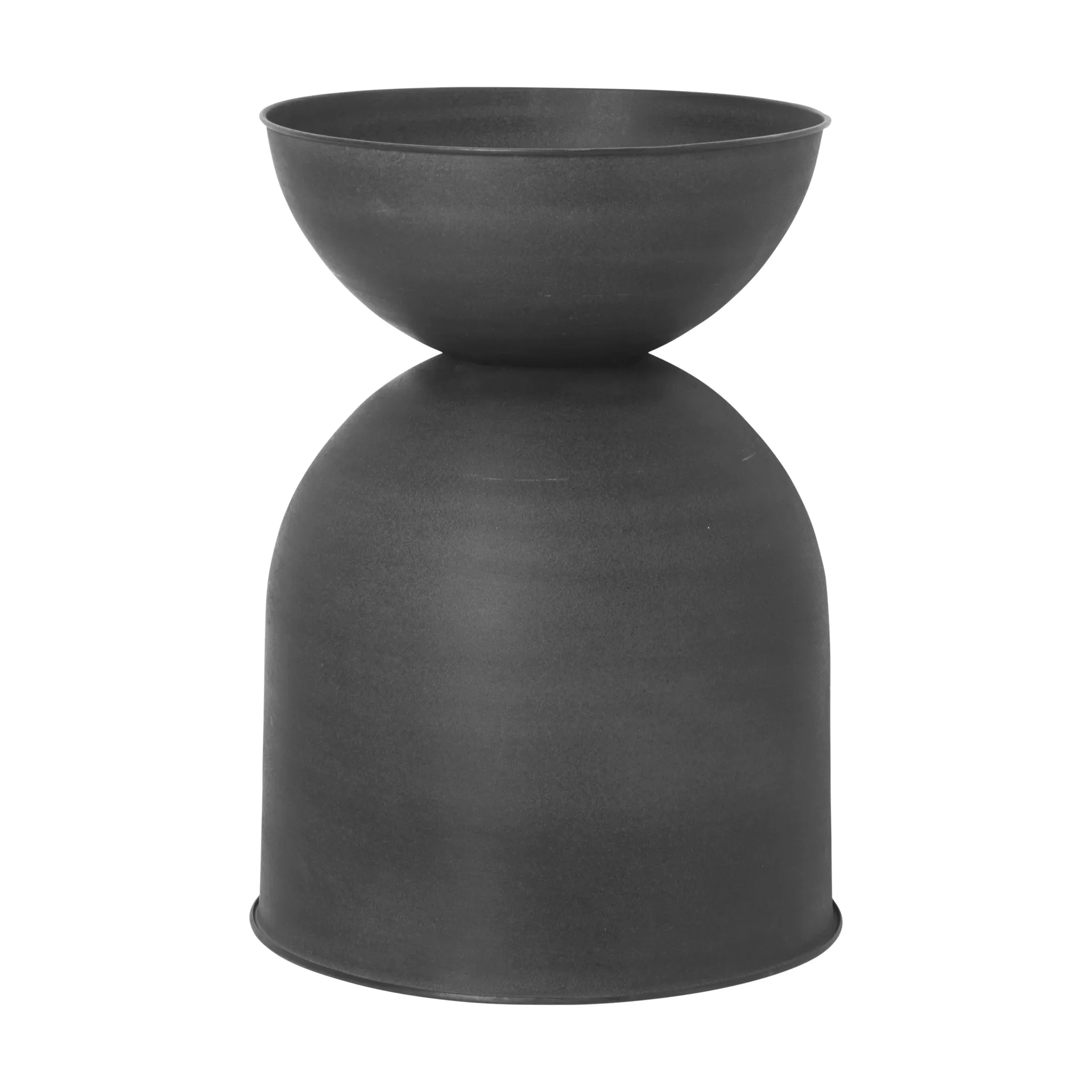 Hourglass krukke medium Ø41 cm, Sort-mørkegrå Ferm Living