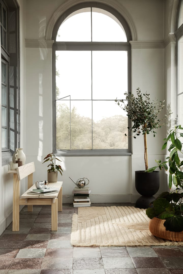 Hourglass krukke medium Ø41 cm, Sort-mørkegrå Ferm Living