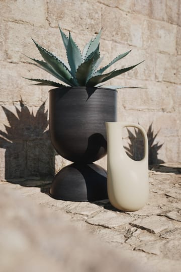 Hourglass krukke medium Ø41 cm - Sort-mørkegrå - Ferm Living