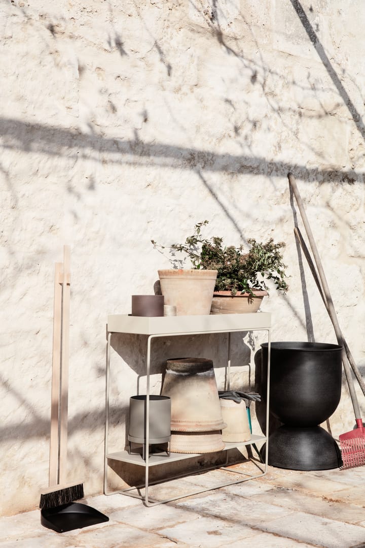 Hourglass krukke medium Ø41 cm, Sort-mørkegrå Ferm Living