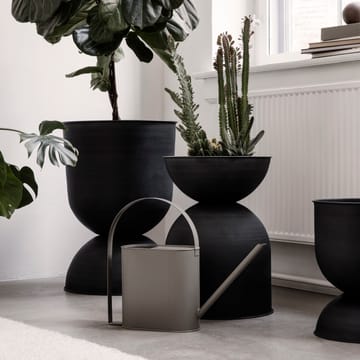 Hourglass krukke stor Ø50 cm - Sort-mørkegrå - Ferm Living