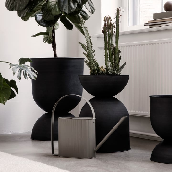 Hourglass krukke stor Ø50 cm, Sort-mørkegrå Ferm Living