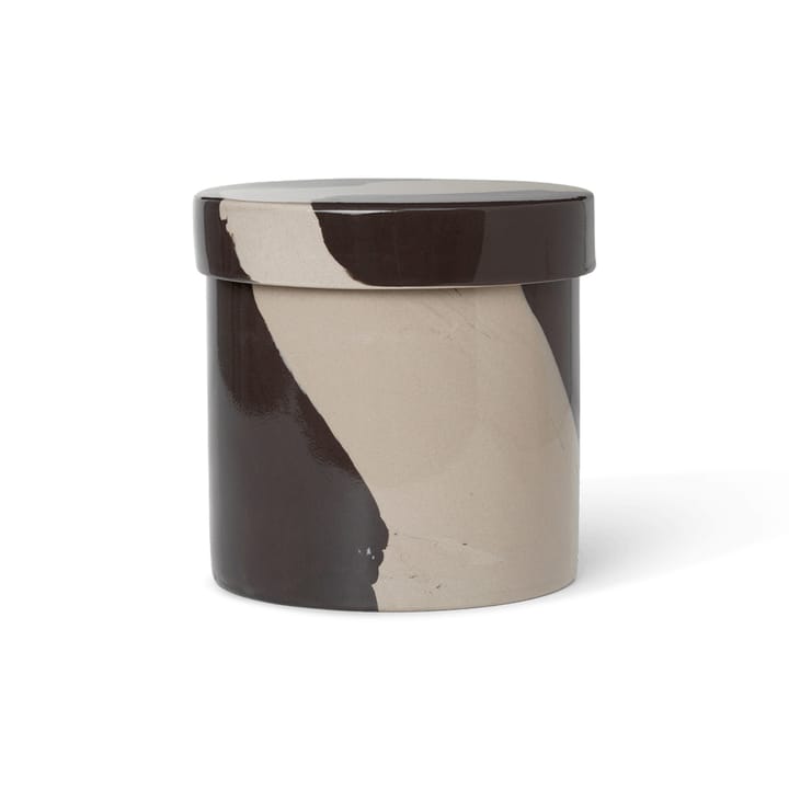Inlay opbevaringskrukke Ø14,5 cm, Sand-brown Ferm Living