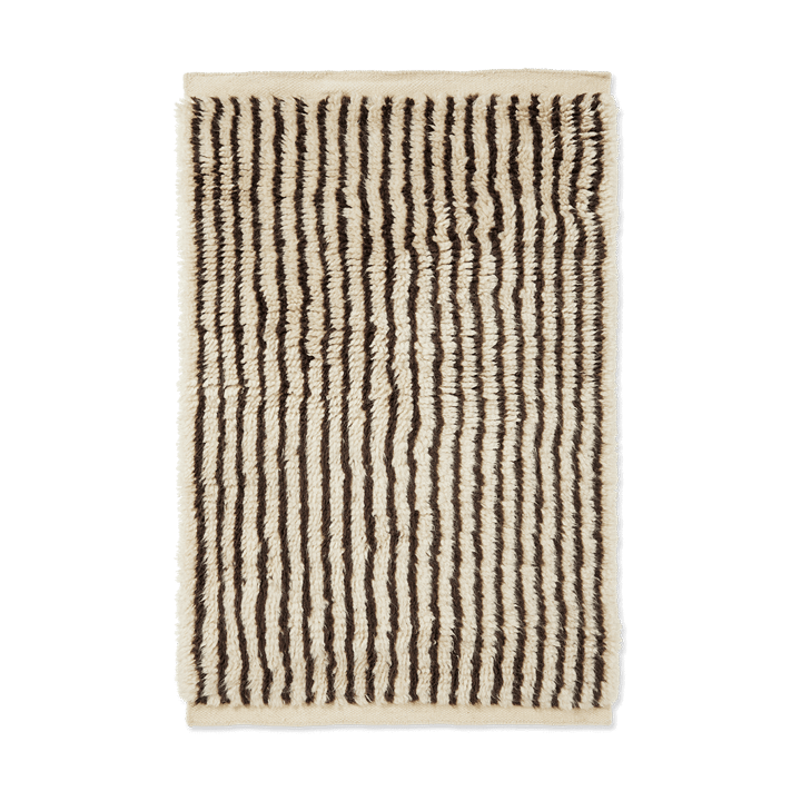 Kami tæppe - Off white-coffee, 80x120 cm - Ferm Living