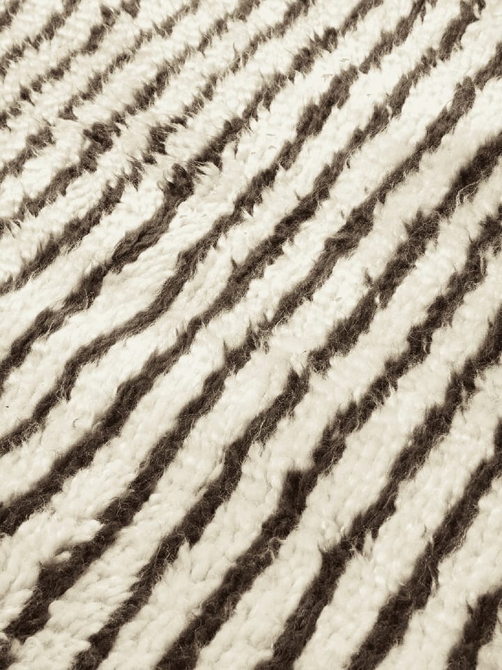 Kami tæppe, Off white-coffee, 80x120 cm Ferm Living