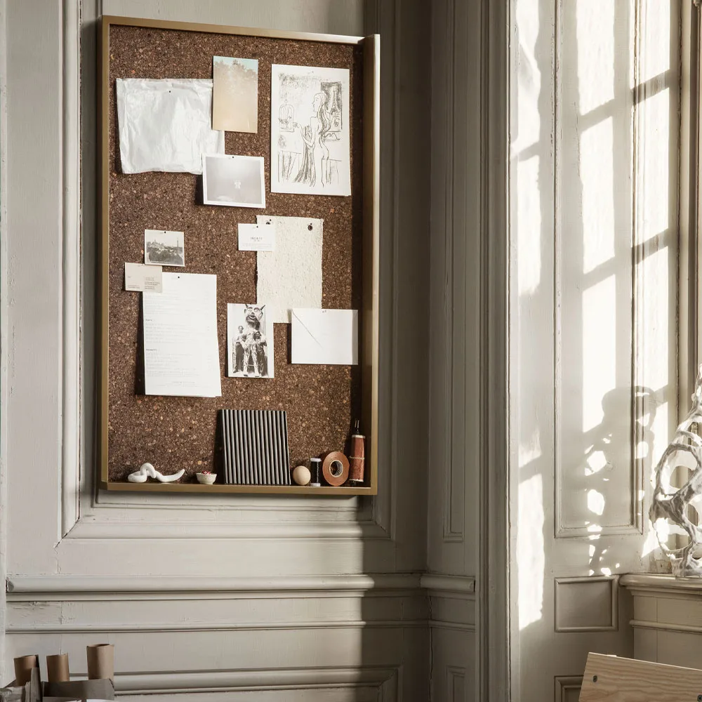 Kant opslagstavle, cashmere, 96x63 cm Ferm Living