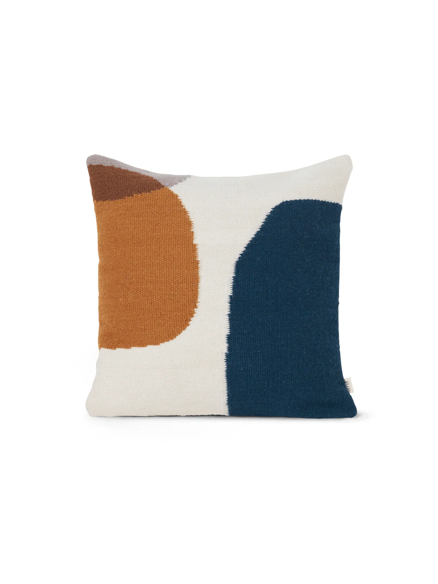 Kelim pudebetræk 50x50 cm, Benhvid Ferm Living