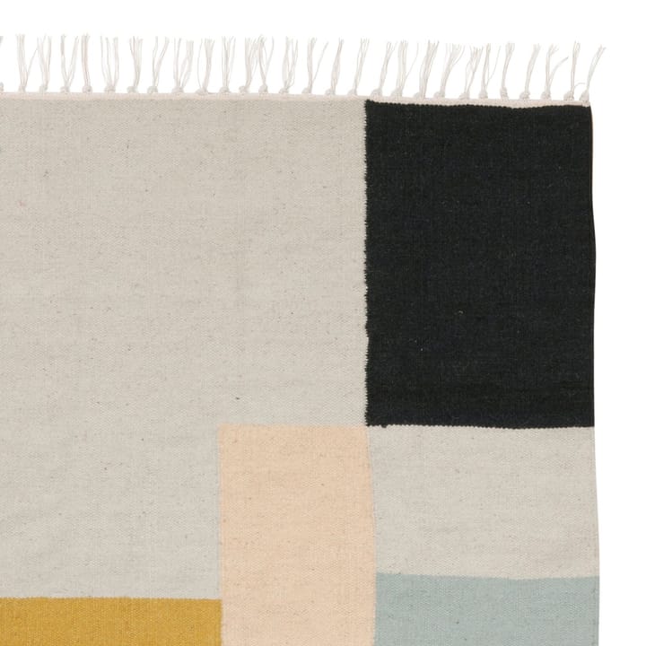 Kelim tæppe lille, squares Ferm Living