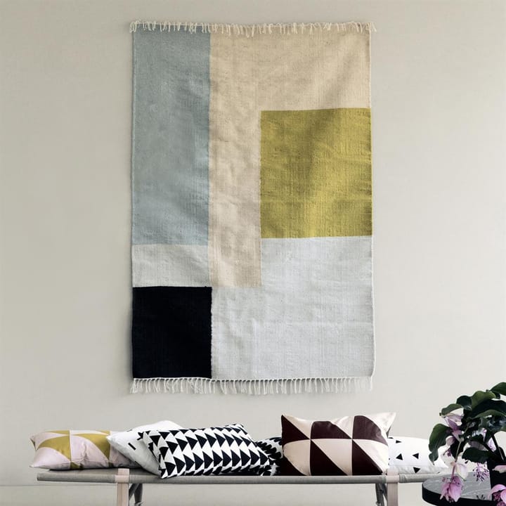 Kelim tæppe stor, squares Ferm Living
