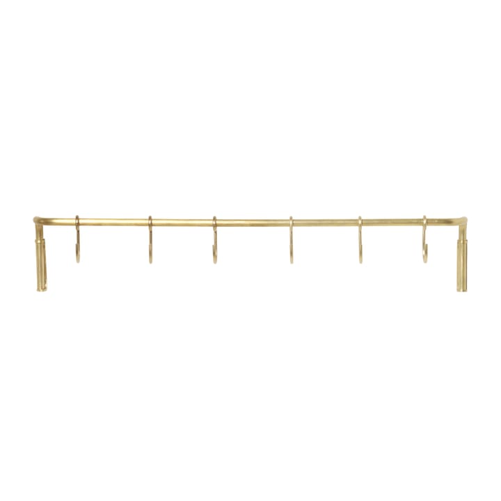 Kitchen køkkenstang med 6 kroge - Messing - Ferm Living