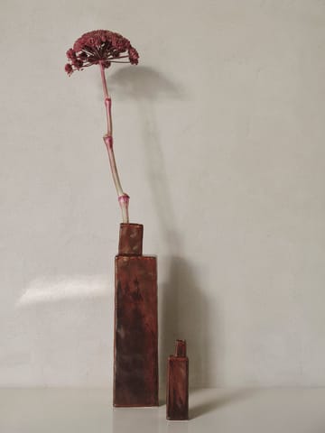 Koa vase H40 - Red brown - Ferm Living