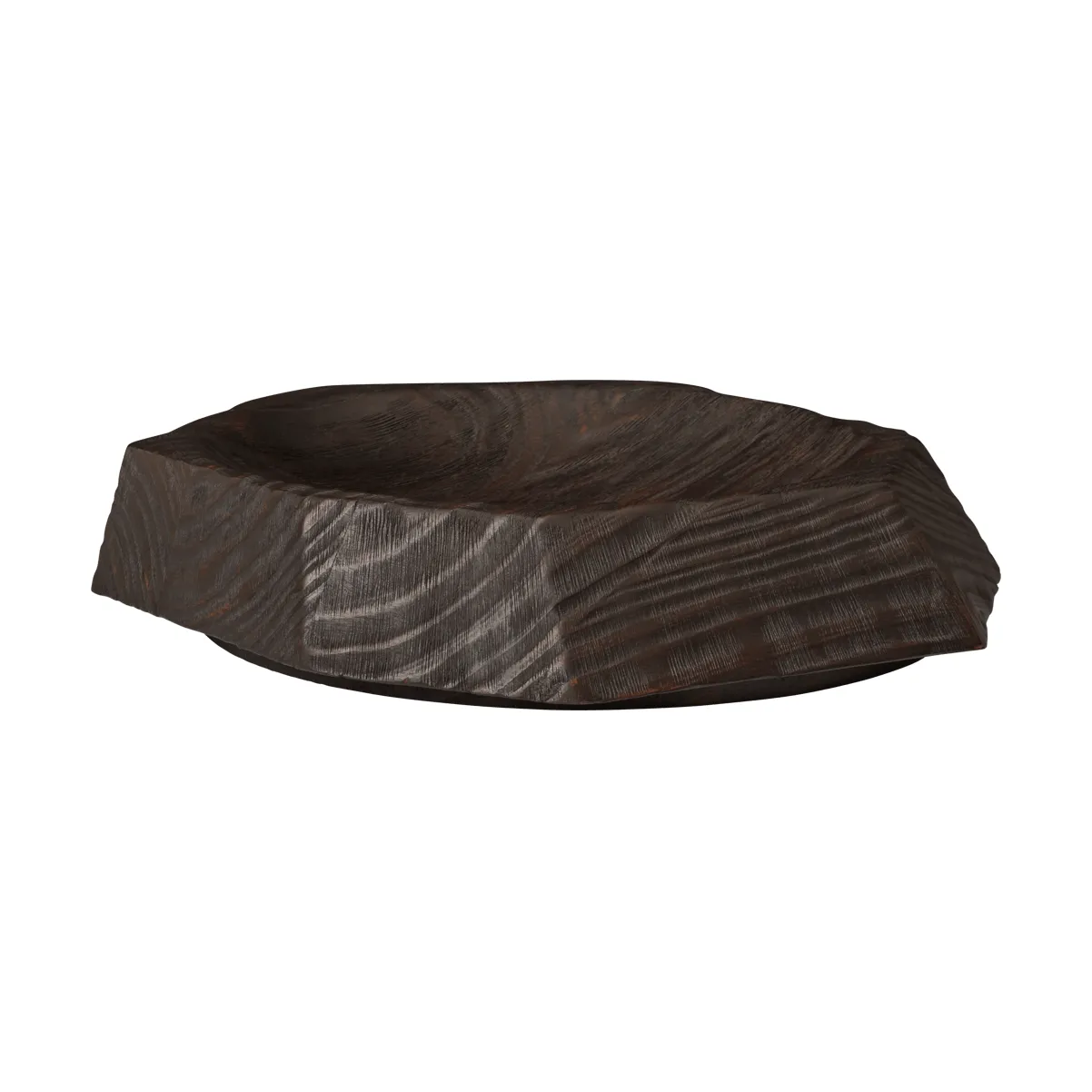 Koh centerpiece dekorationsfad, Dark brown, 35 cm Ferm Living